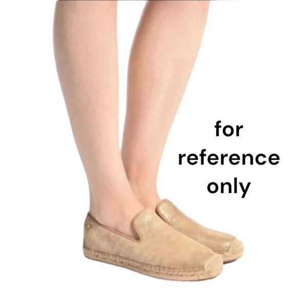 UGG W Sandrinne II Espadrille Flats Slip On Rose Gold Size 6 - Picture 3 of 12